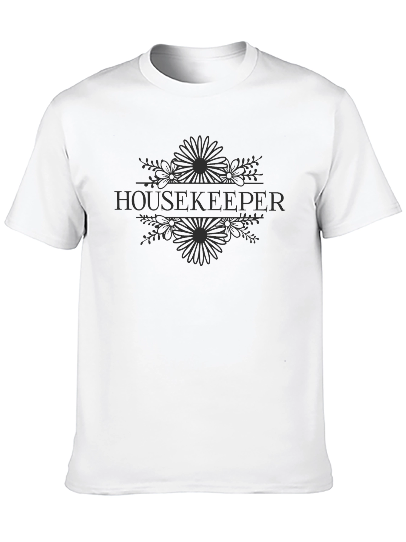 Housekeeper Floral Graphic T-Shirt