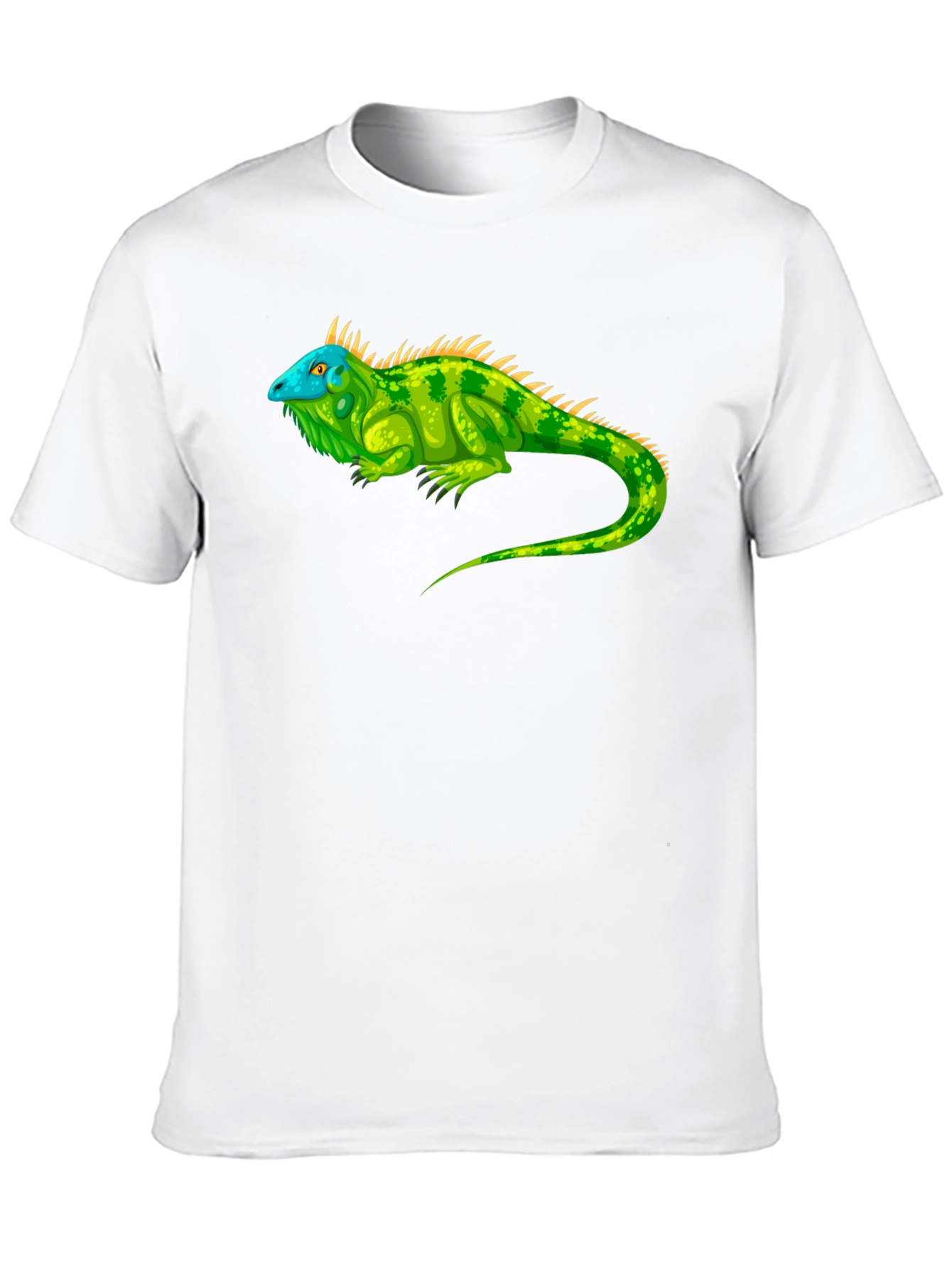 Iguana Graphic Tee - Reptile Lovers Black T-Shirt