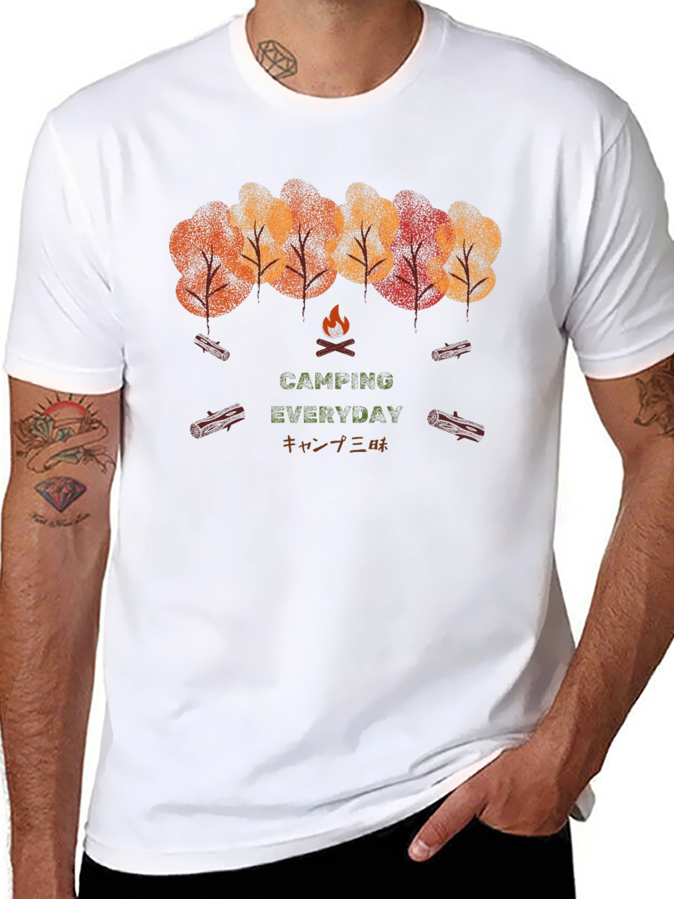Camping Everyday Graphic Tee