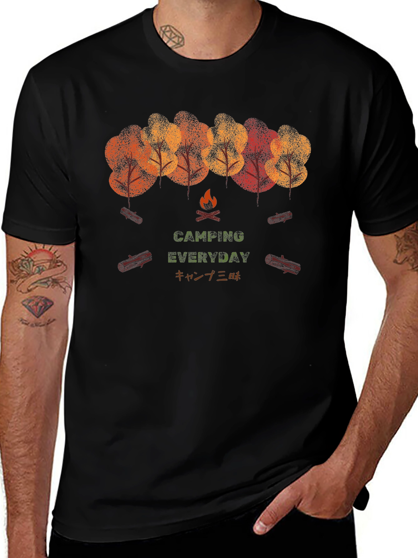 Camping Everyday Graphic Tee