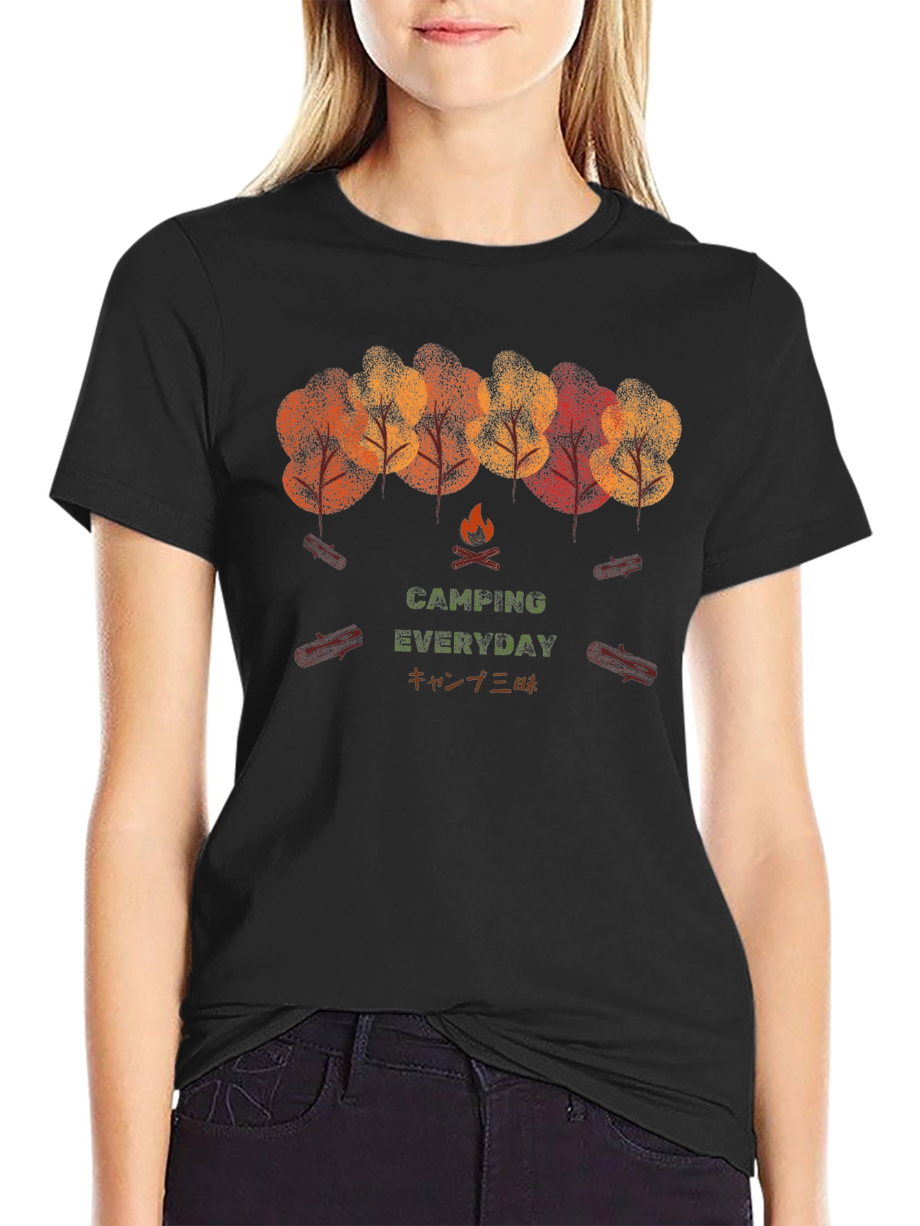 Camping Everyday Graphic Tee