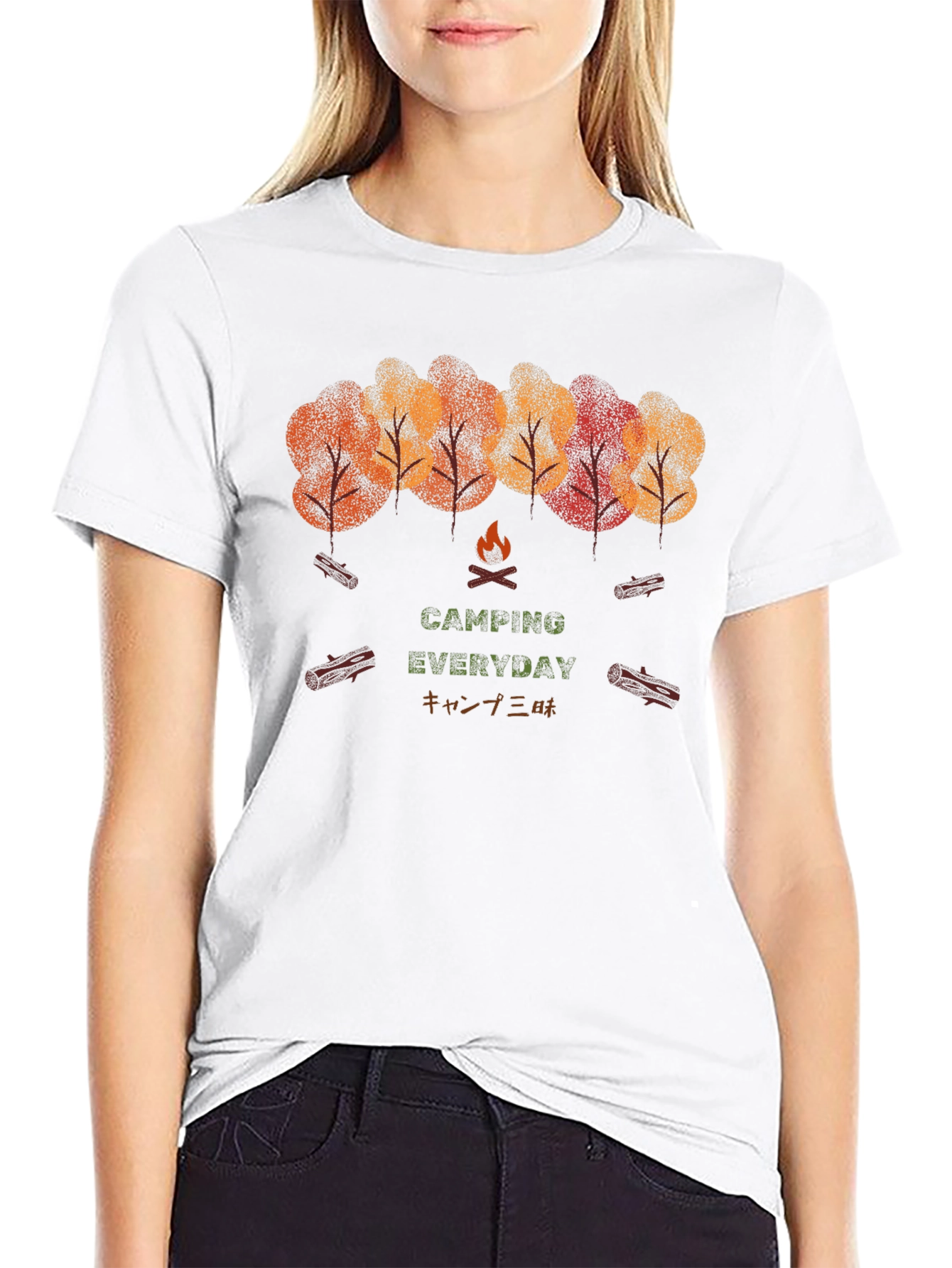 Camping Everyday Graphic Tee