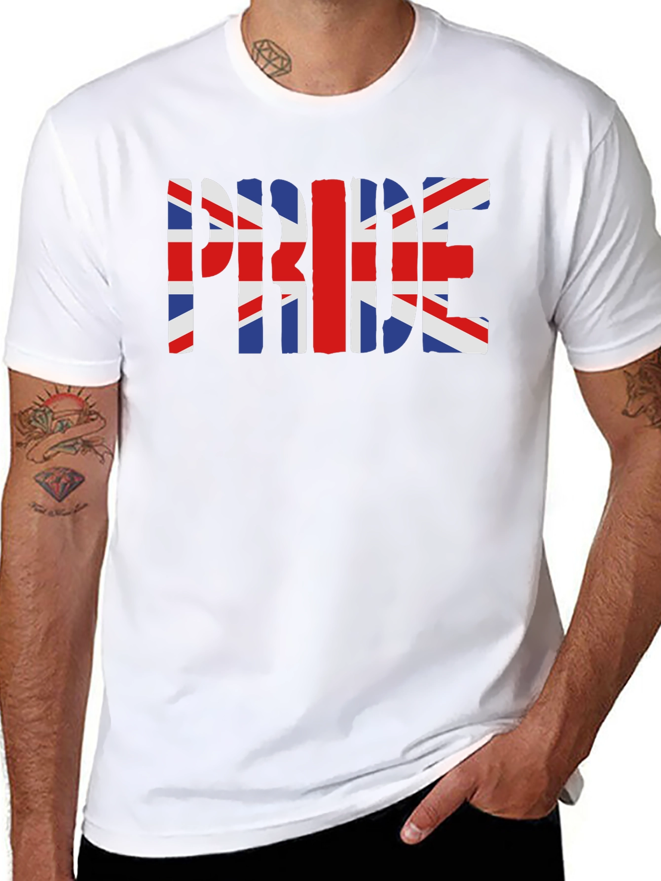 British Pride Flag Graphic T-Shirt