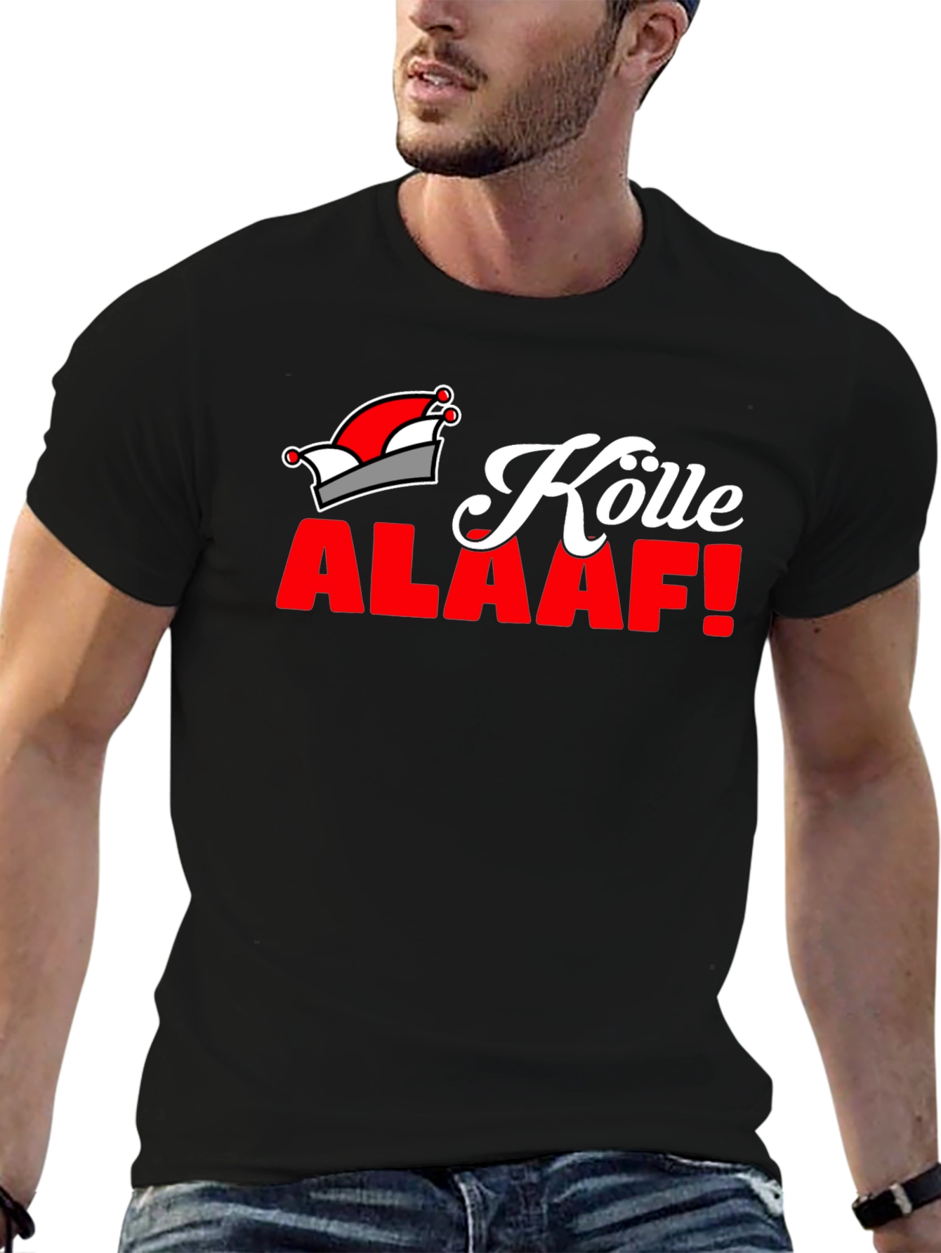 Köln Alaaf Black T-Shirt - Carnival Celebration Tee