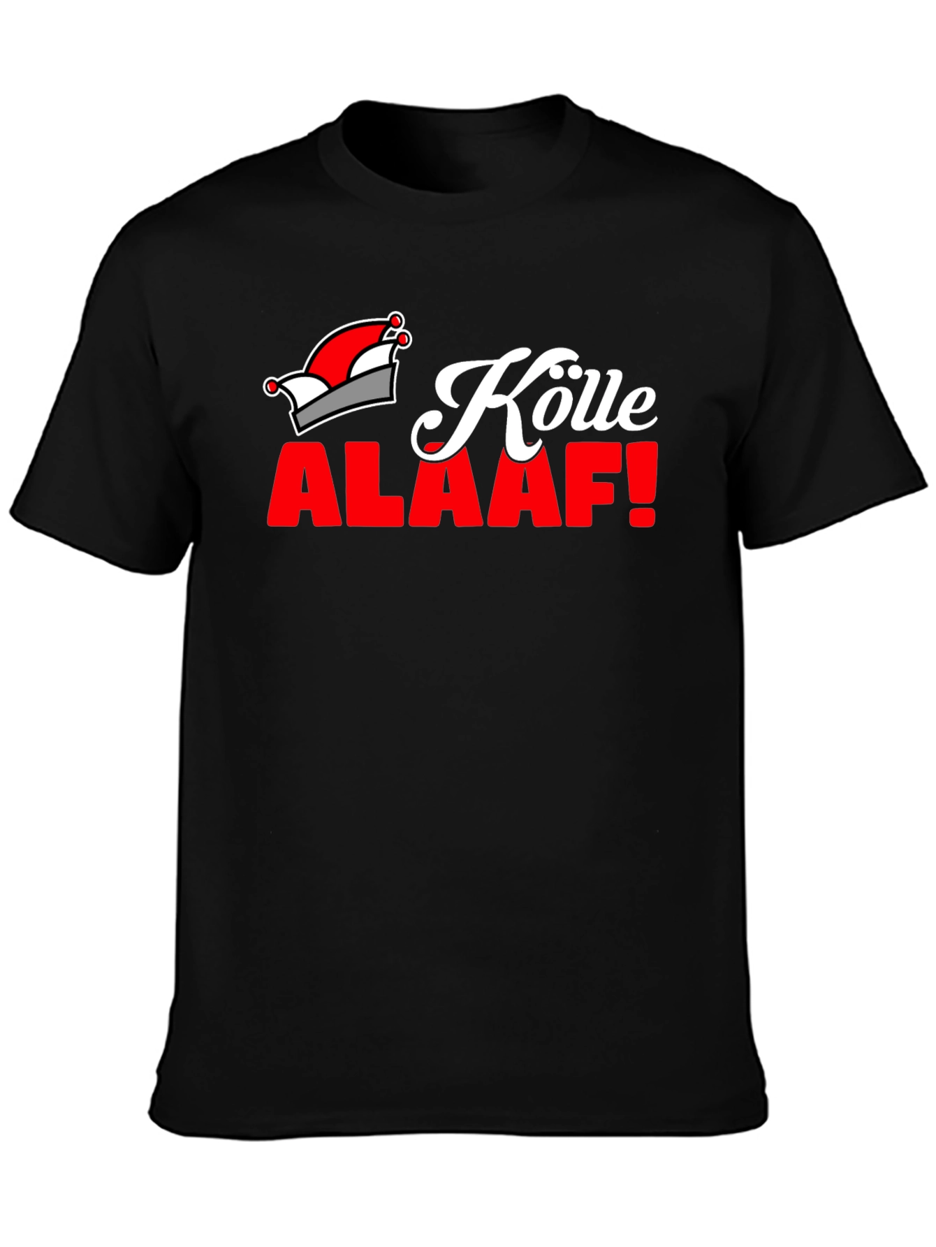 Köln Alaaf Black T-Shirt - Carnival Celebration Tee