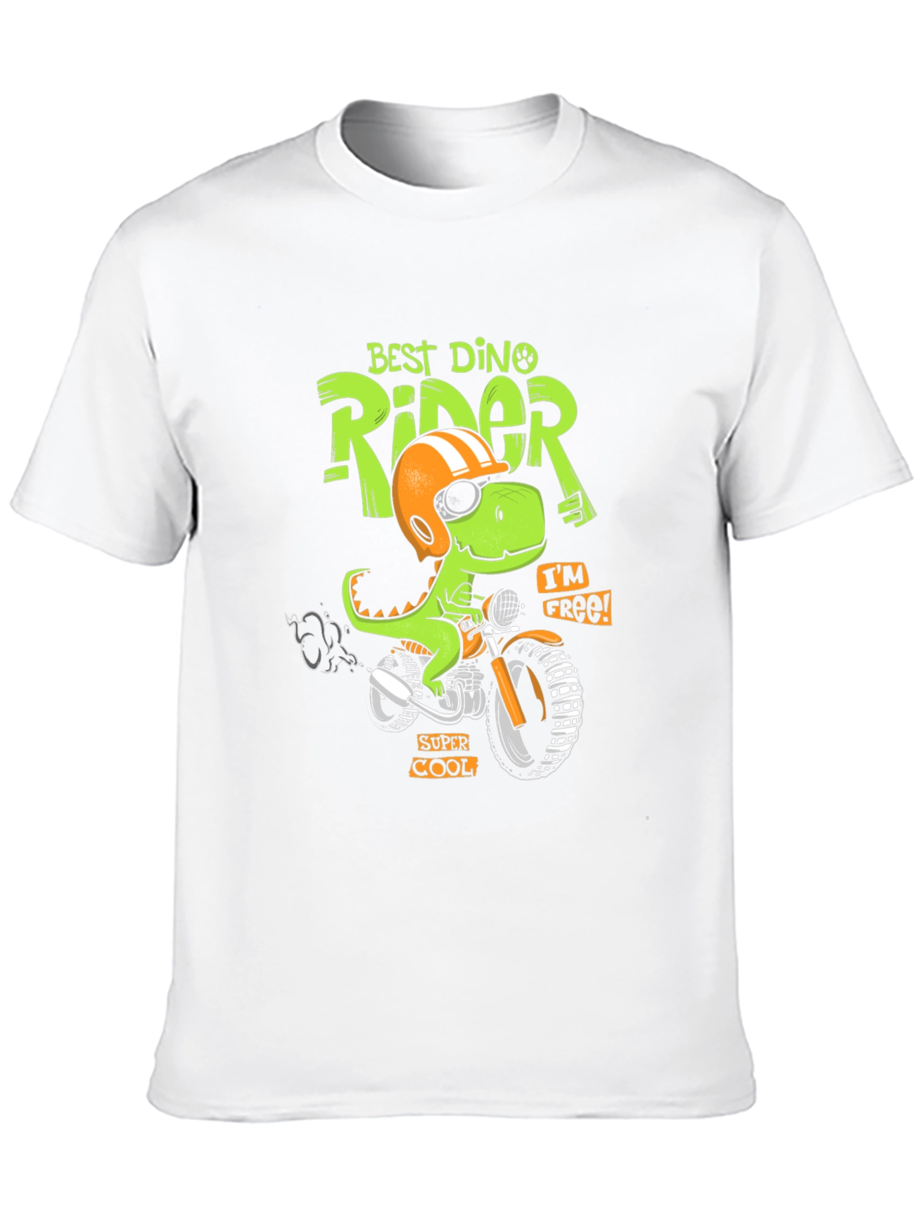 Dino Rider Graphic Tee - Cool T-Shirt
