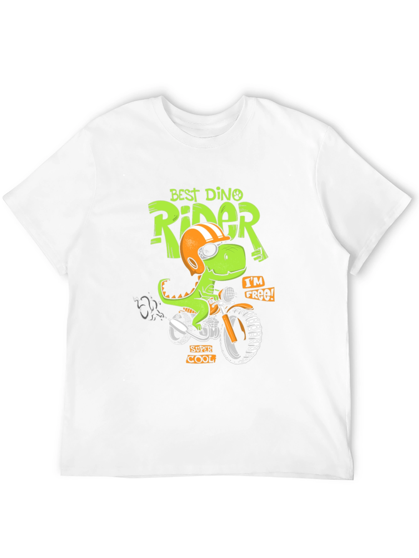 Dino Rider Graphic Tee - Cool T-Shirt