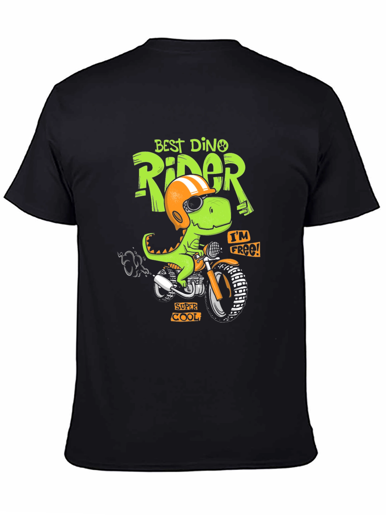 Dino Rider Graphic Tee - Cool T-Shirt