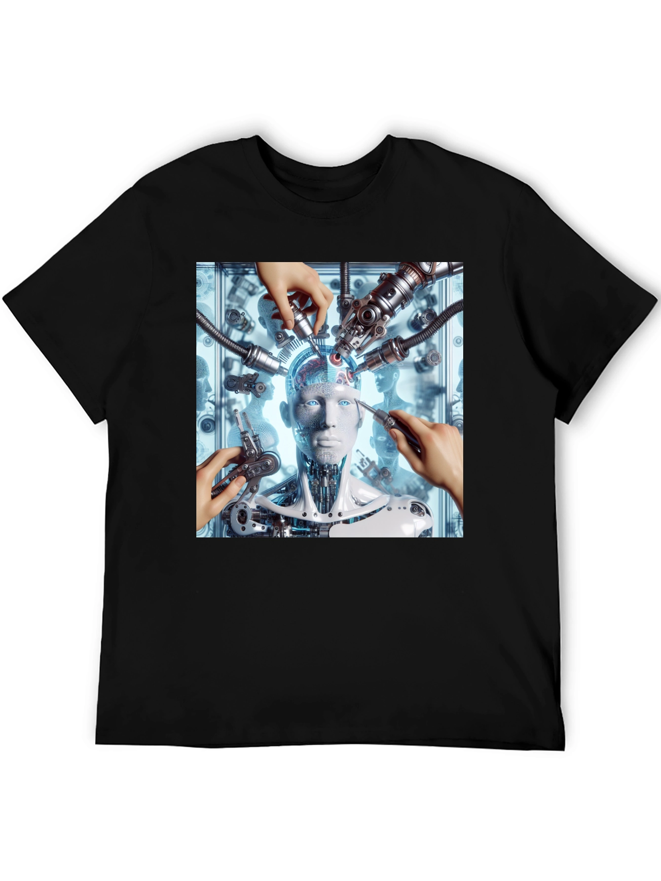 Cyborg Dissection Graphic T-Shirt