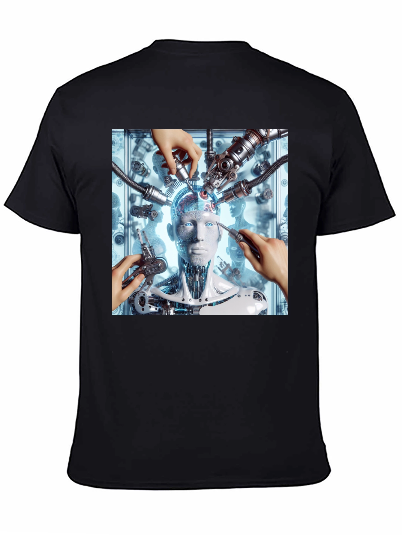Cyborg Dissection Graphic T-Shirt