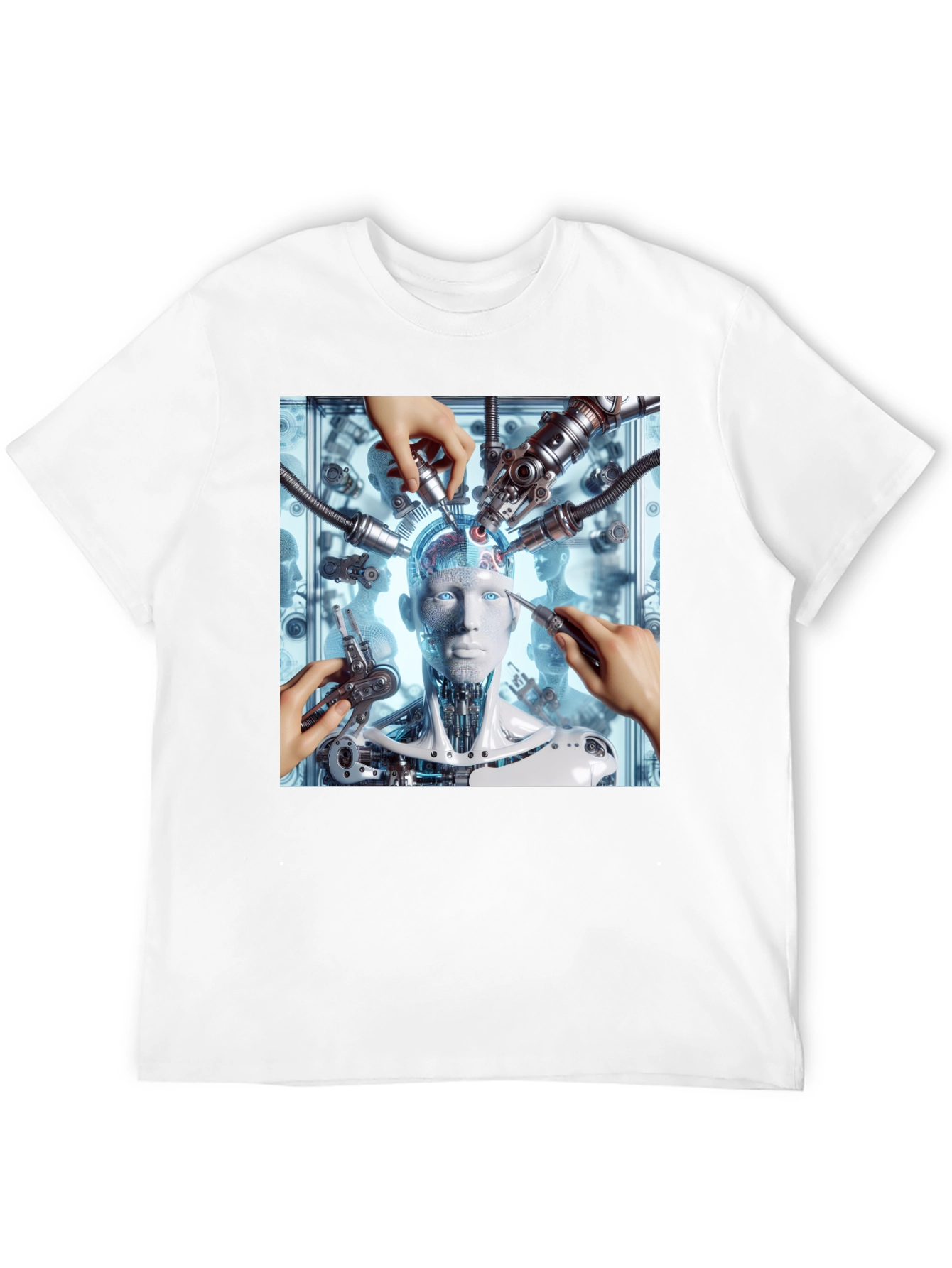 Cyborg Dissection Graphic T-Shirt