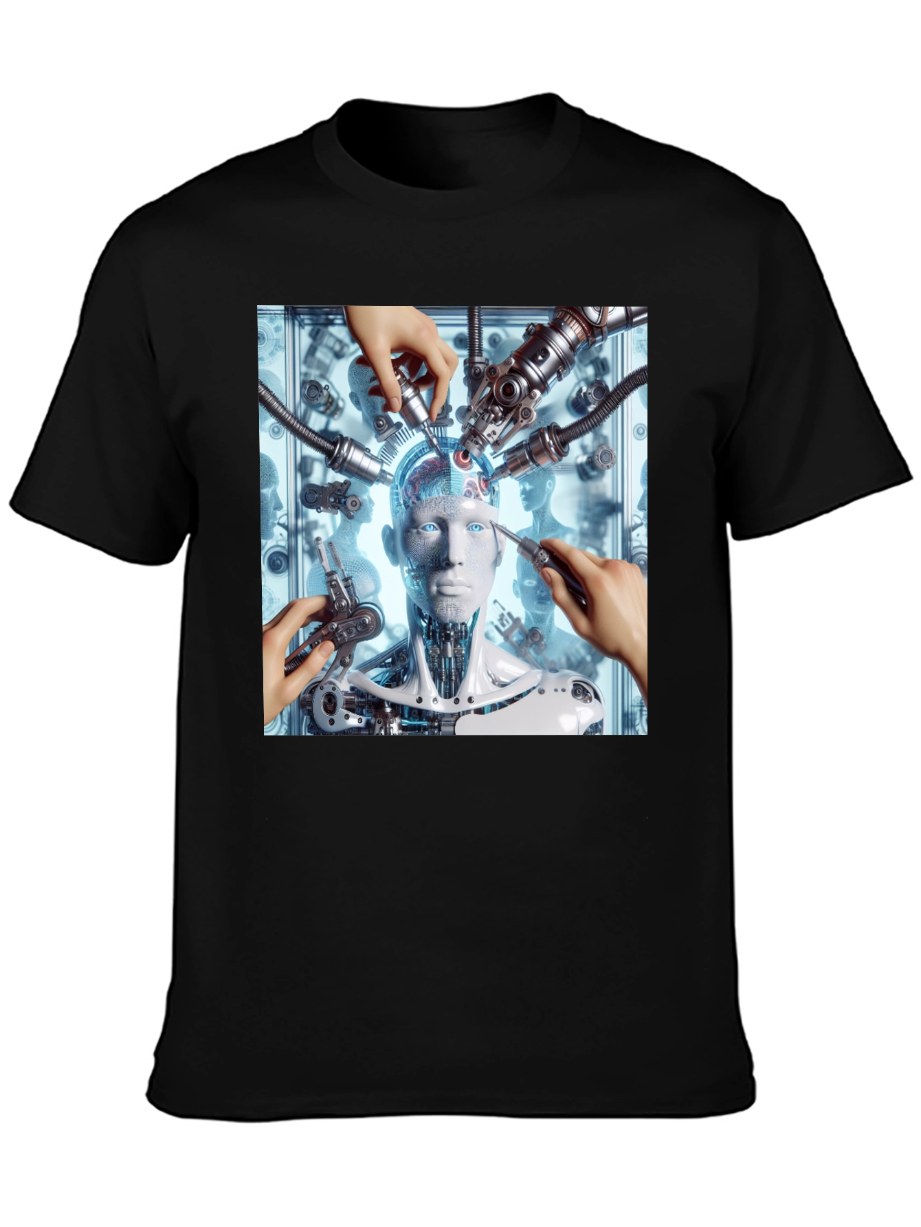 Cyborg Dissection Graphic T-Shirt