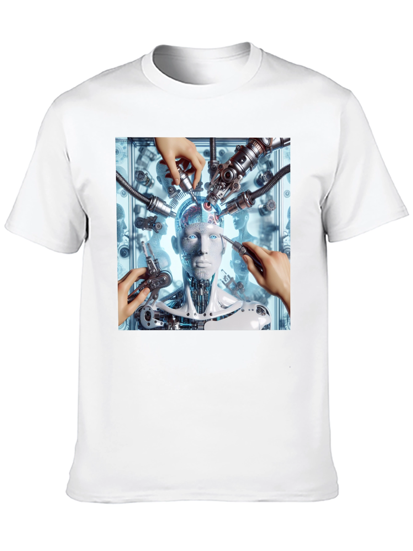 Cyborg Dissection Graphic T-Shirt