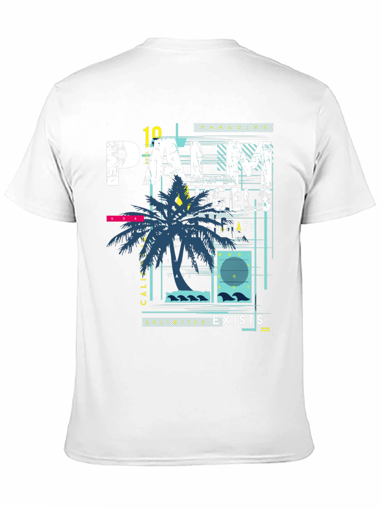 Palm Angels Graphic Print Black T-Shirt