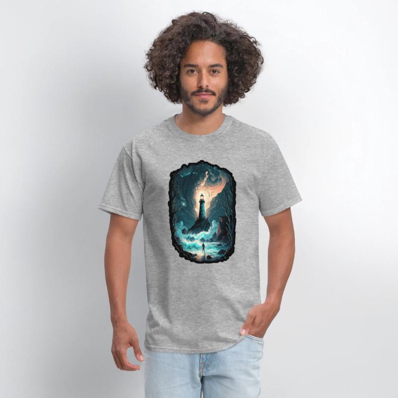 Lighthouse Sea Surreal Water Trend Mystical