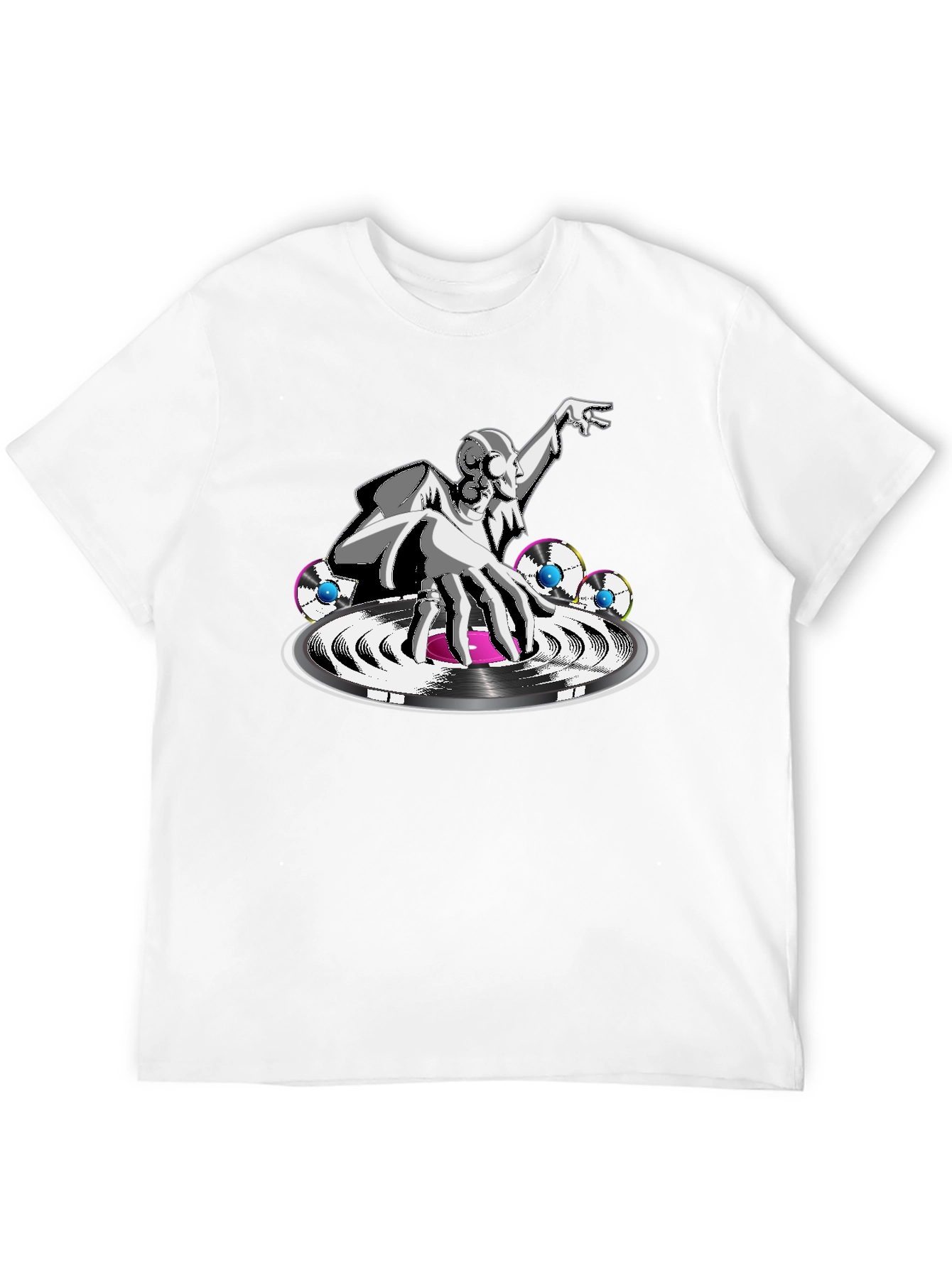 DJ Graphic Black T-Shirt