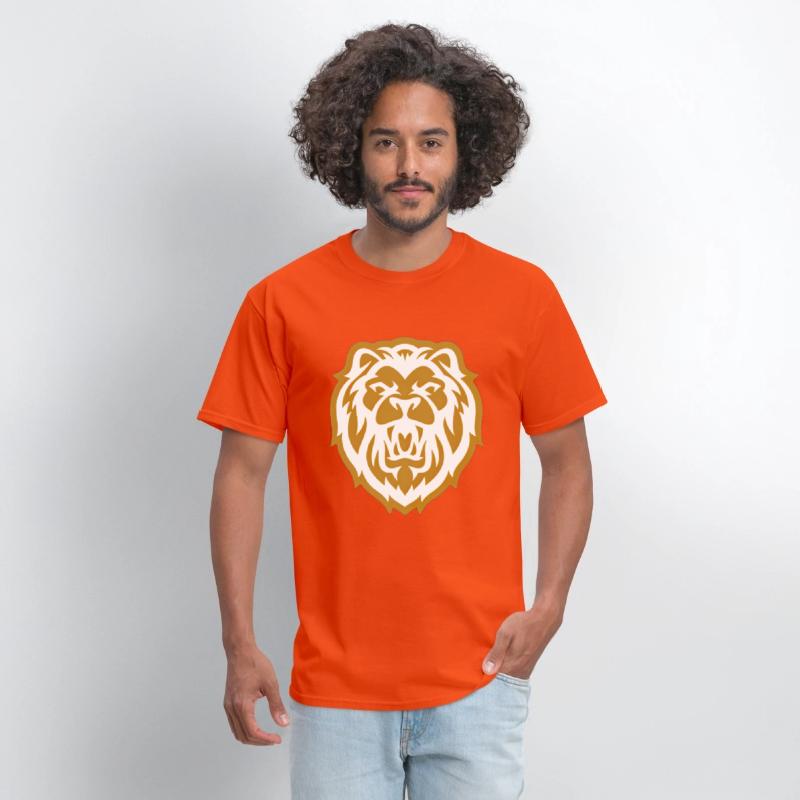 Lion lion T-shirt high Quality head lion t shirt