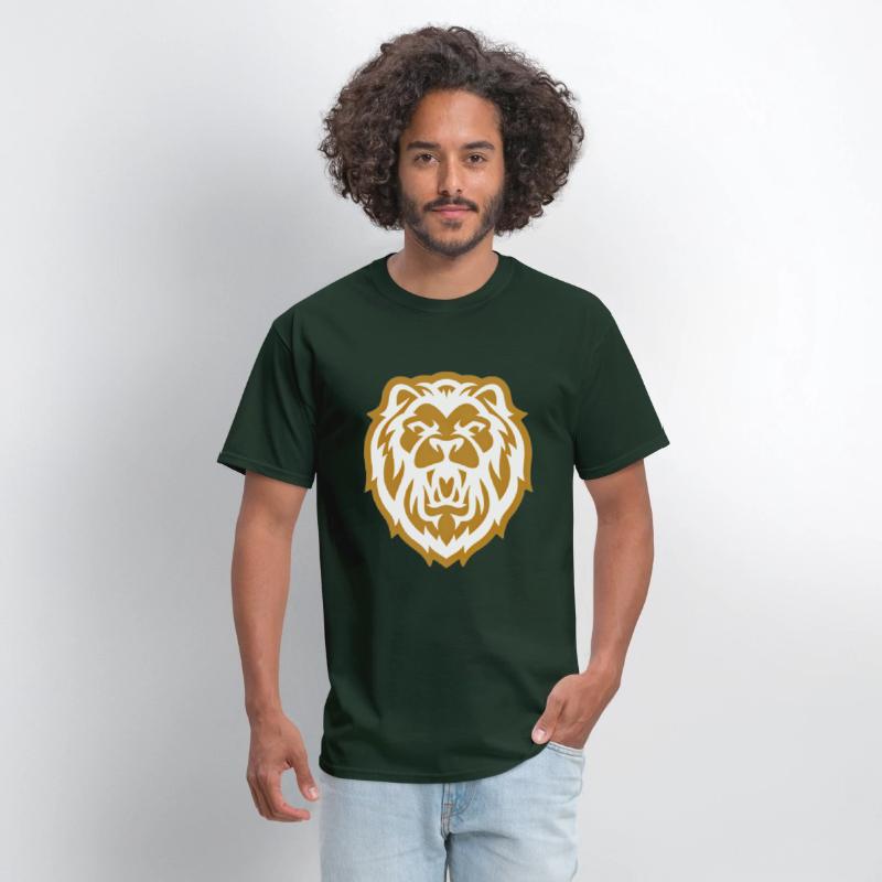 Lion lion T-shirt high Quality head lion t shirt