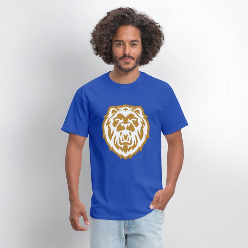 Lion lion T-shirt high Quality head lion t shirt