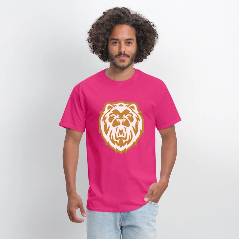 Lion lion T-shirt high Quality head lion t shirt