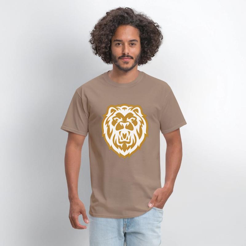 Lion lion T-shirt high Quality head lion t shirt