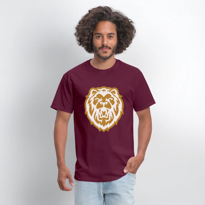 Lion lion T-shirt high Quality head lion t shirt