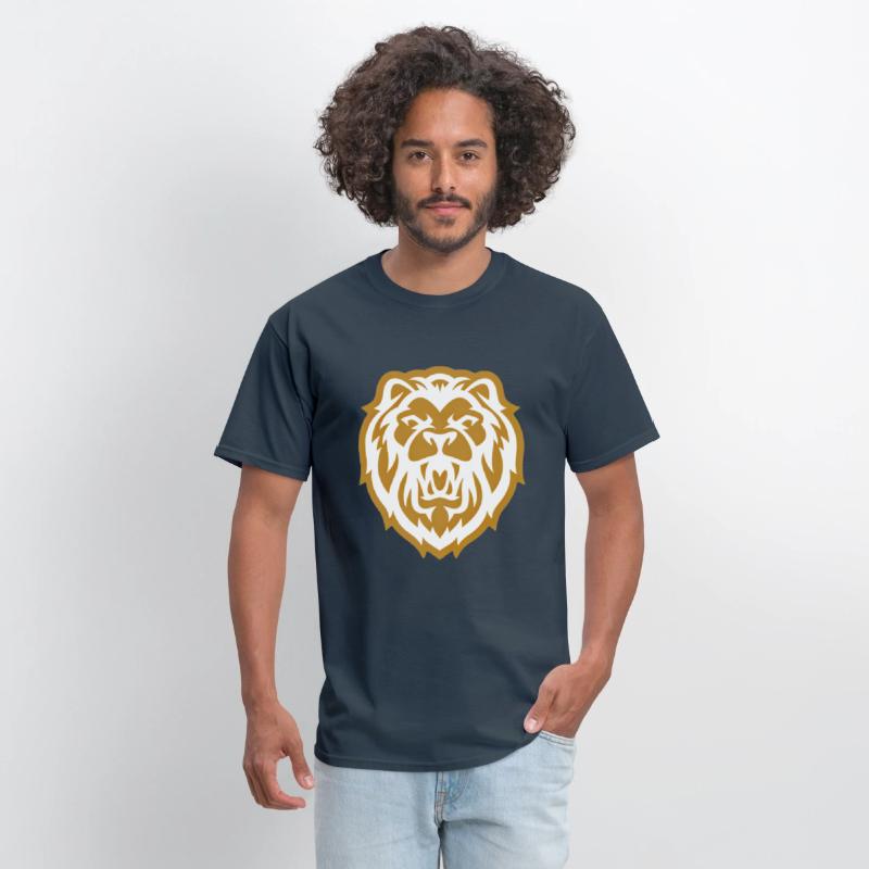 Lion lion T-shirt high Quality head lion t shirt