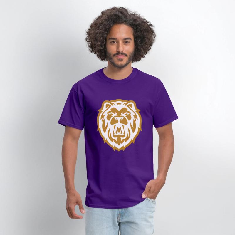 Lion lion T-shirt high Quality head lion t shirt