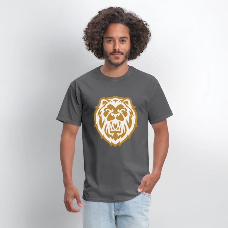 Lion lion T-shirt high Quality head lion t shirt