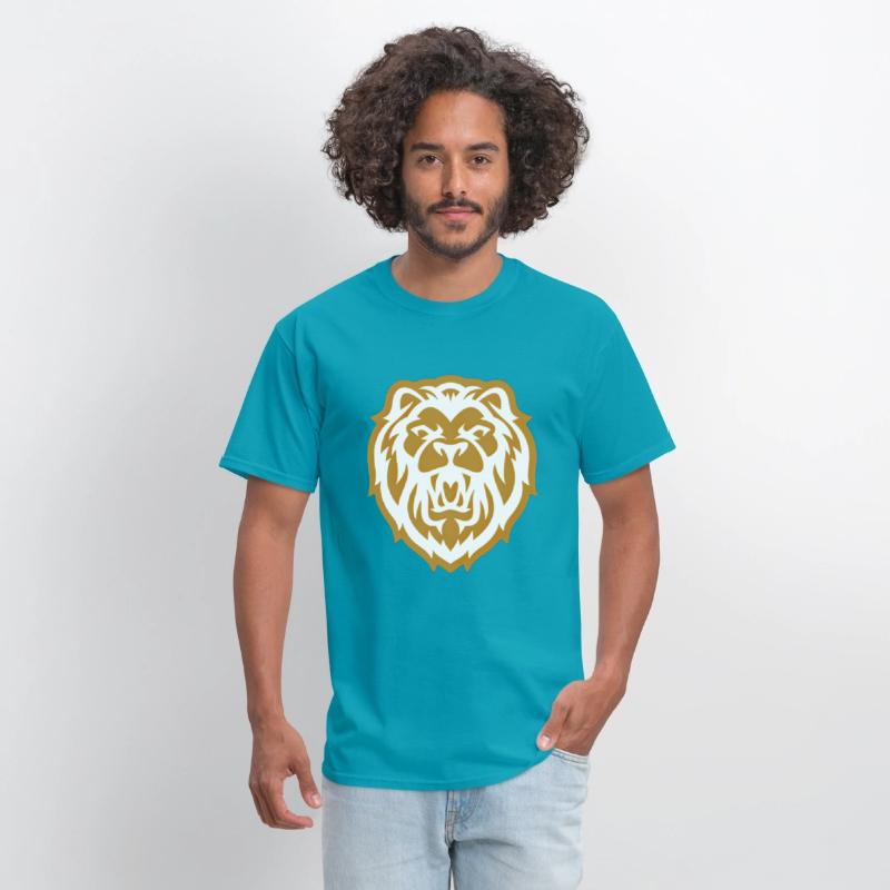 Lion lion T-shirt high Quality head lion t shirt