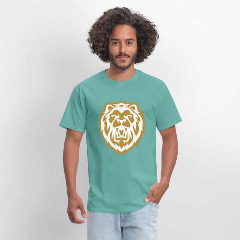 Lion lion T-shirt high Quality head lion t shirt