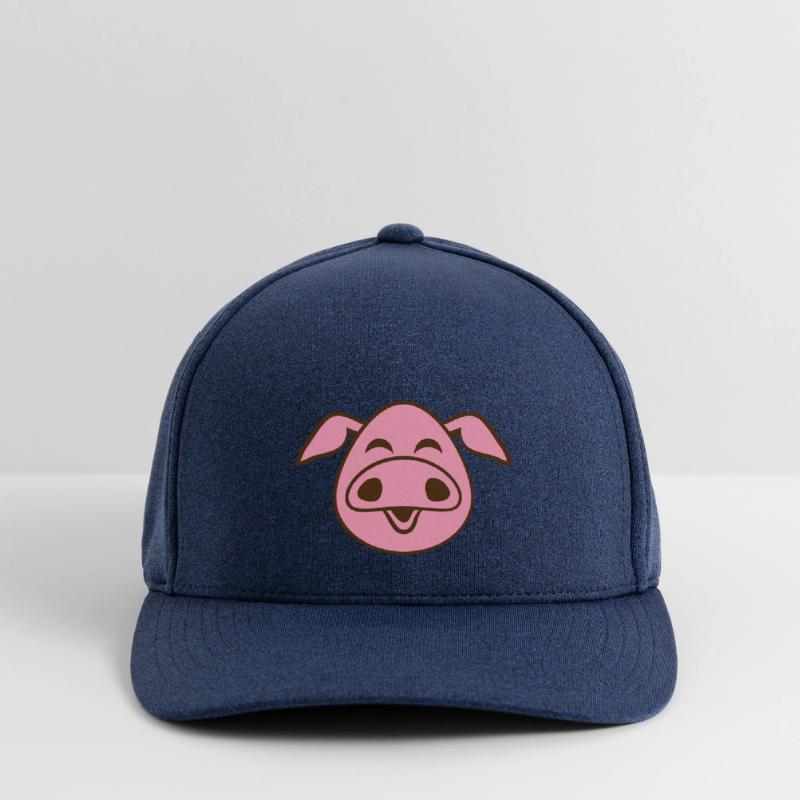 Little cute piggy face comic pig piglet animal