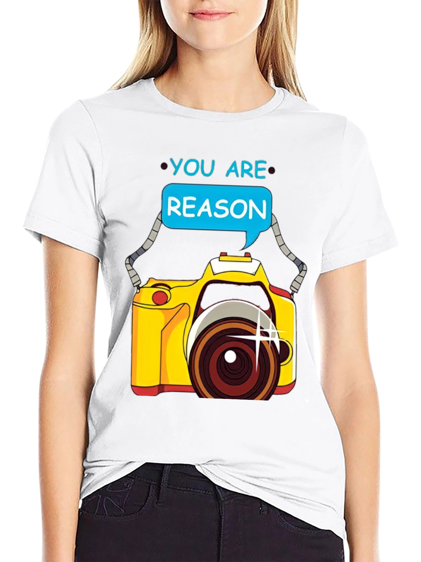 You Are the Reason Camera Graphic Tee