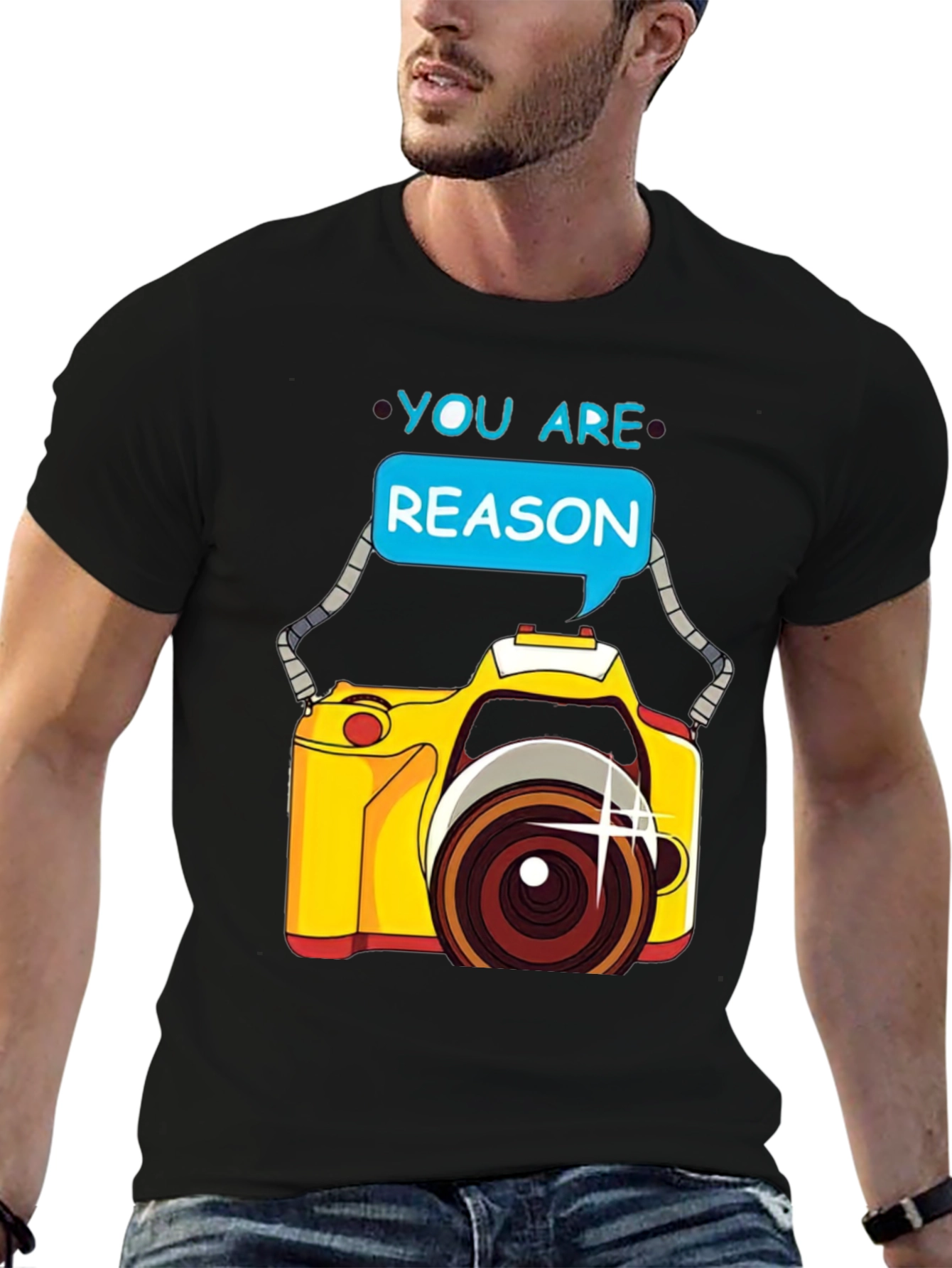 You Are the Reason Camera Graphic Tee