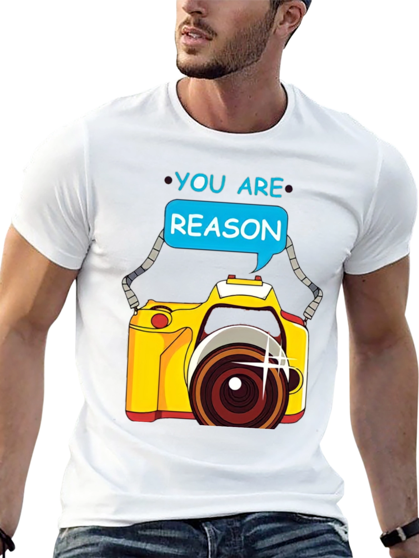 You Are the Reason Camera Graphic Tee