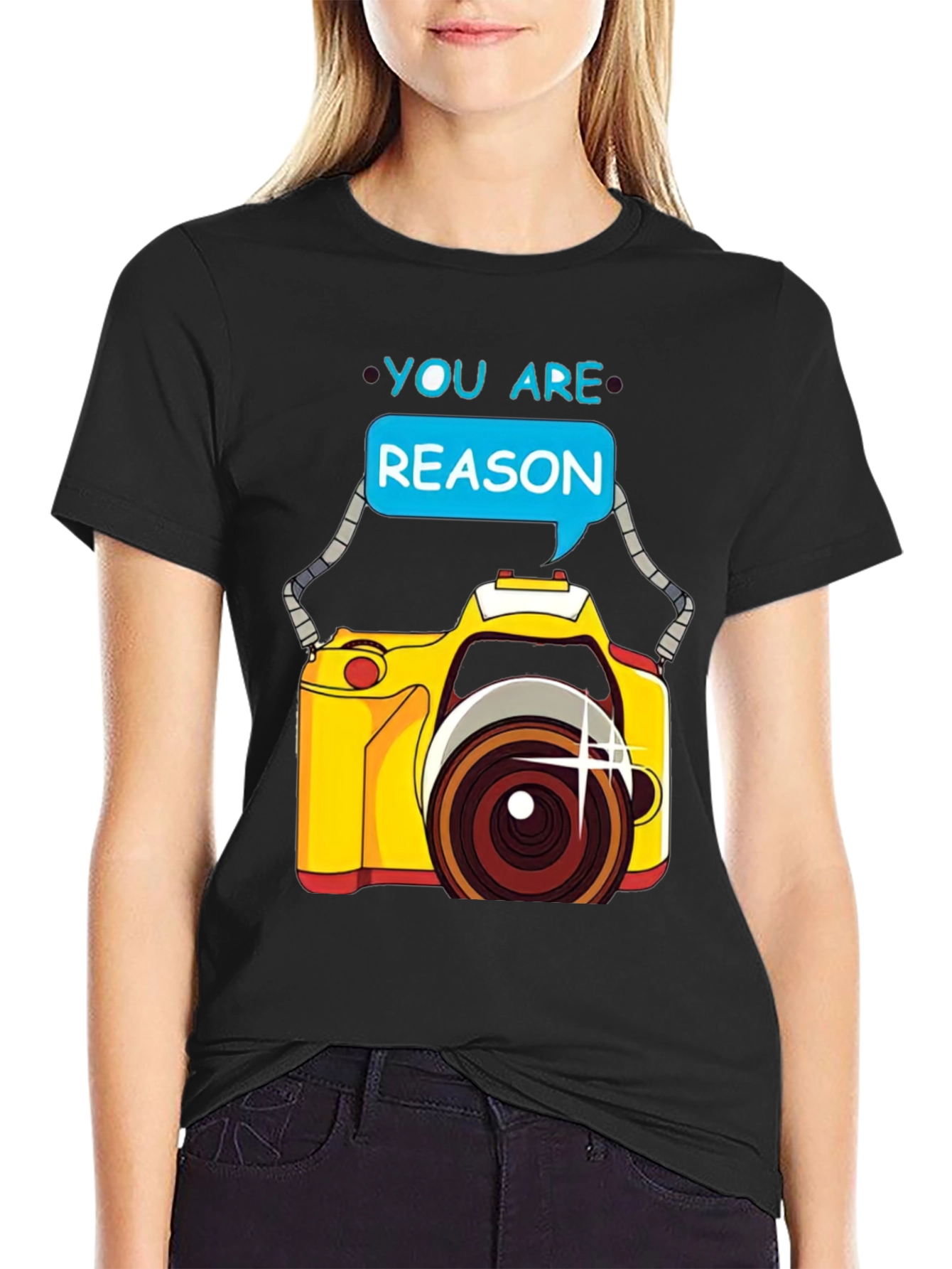 You Are the Reason Camera Graphic Tee