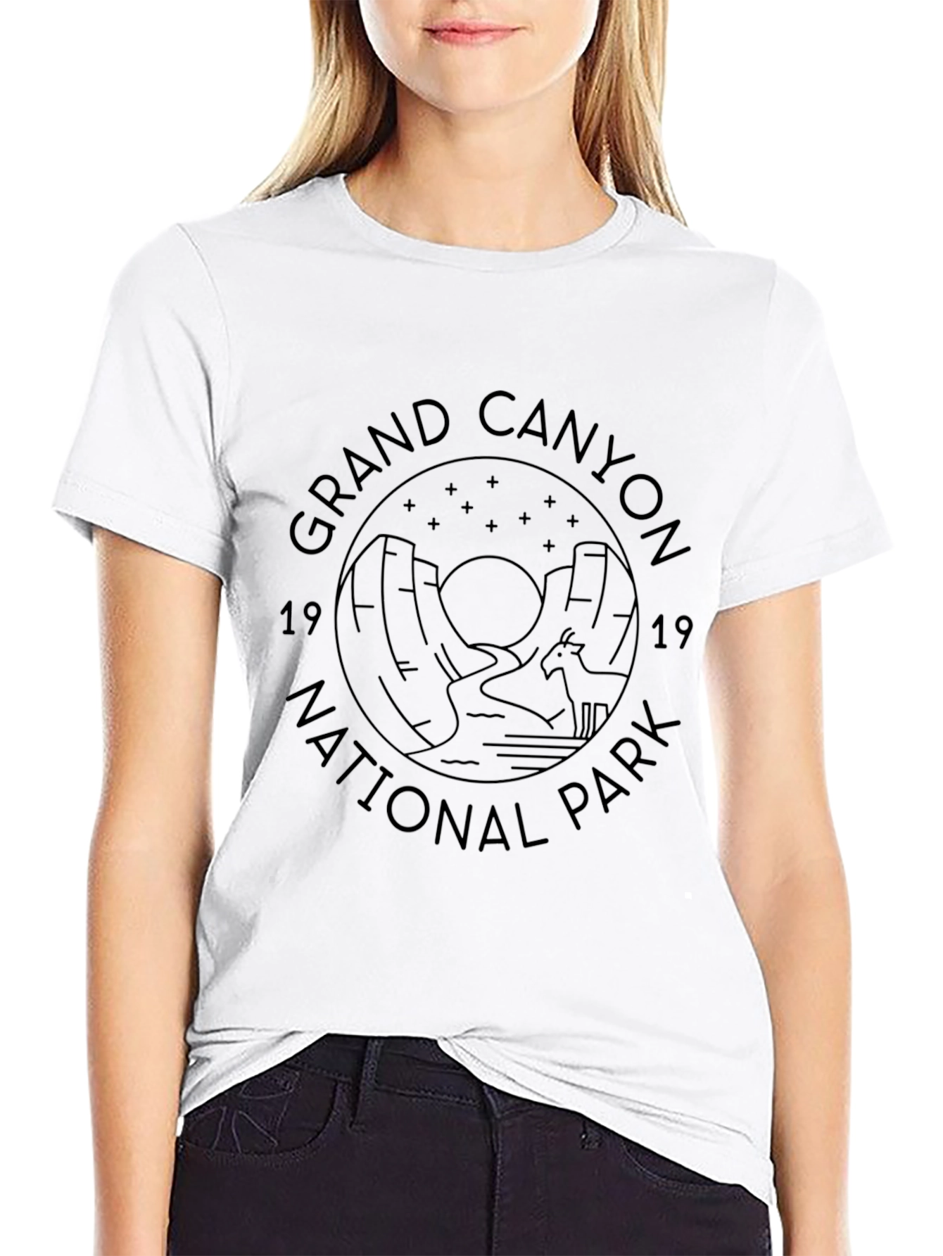 Grand Canyon National Park Black Graphic Tee
