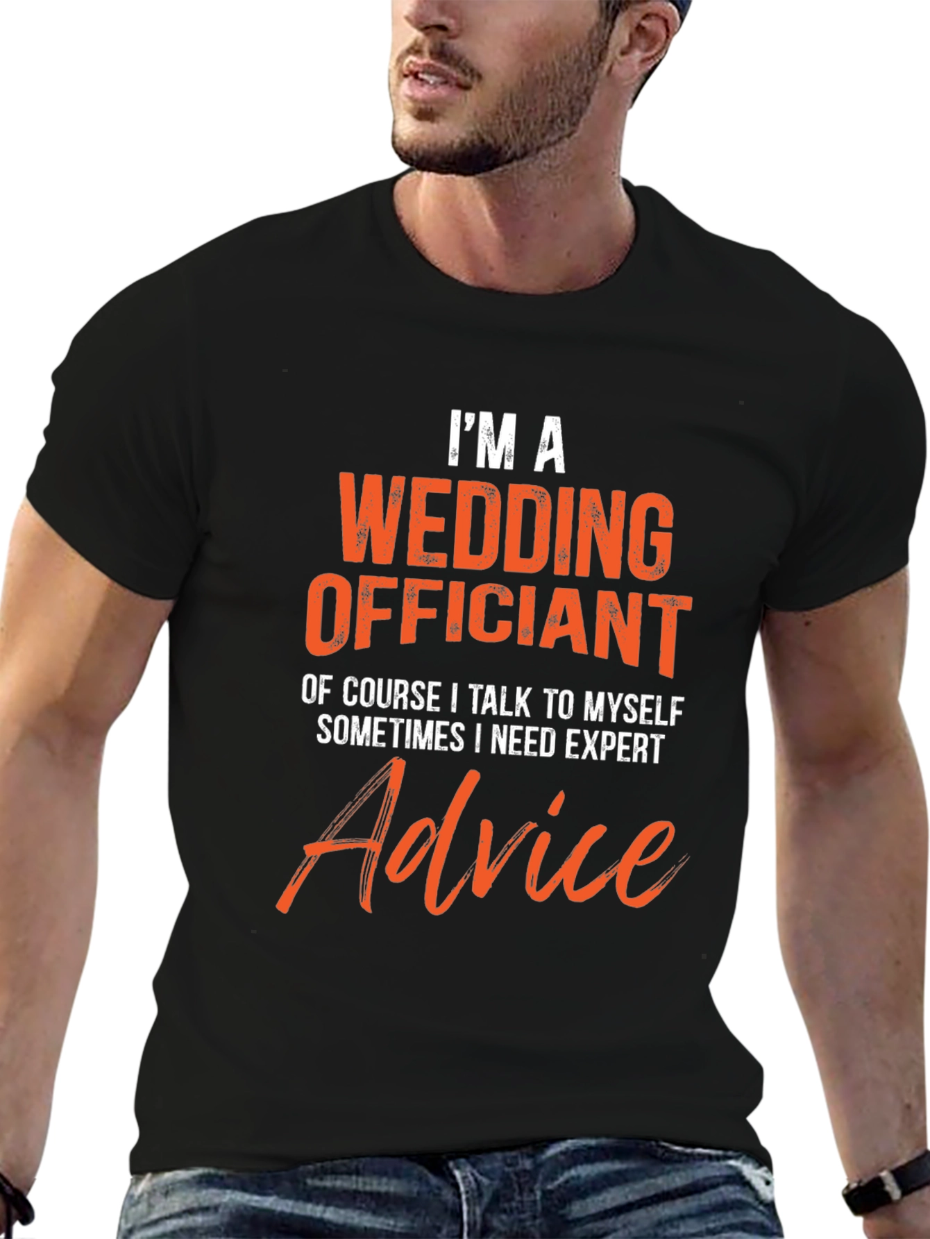 Wedding Officiant T-Shirt - Expert Advice Funny Tee