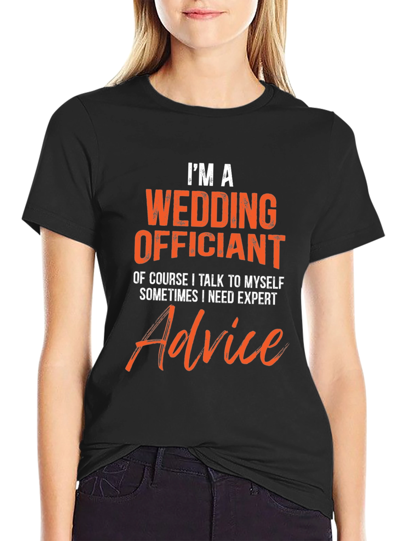 Wedding Officiant T-Shirt - Expert Advice Funny Tee