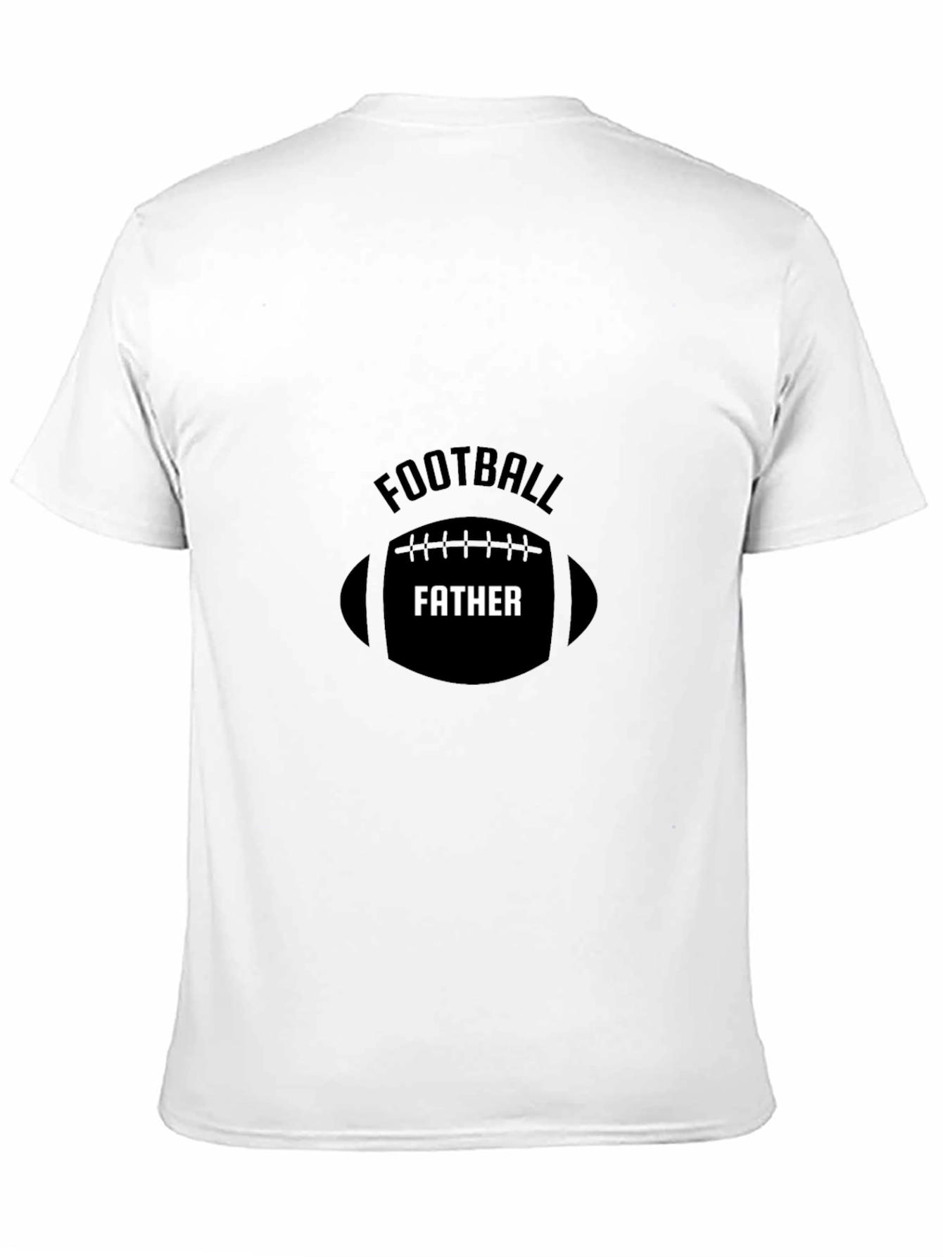 Football Father Graphic Tee - Black T-Shirt