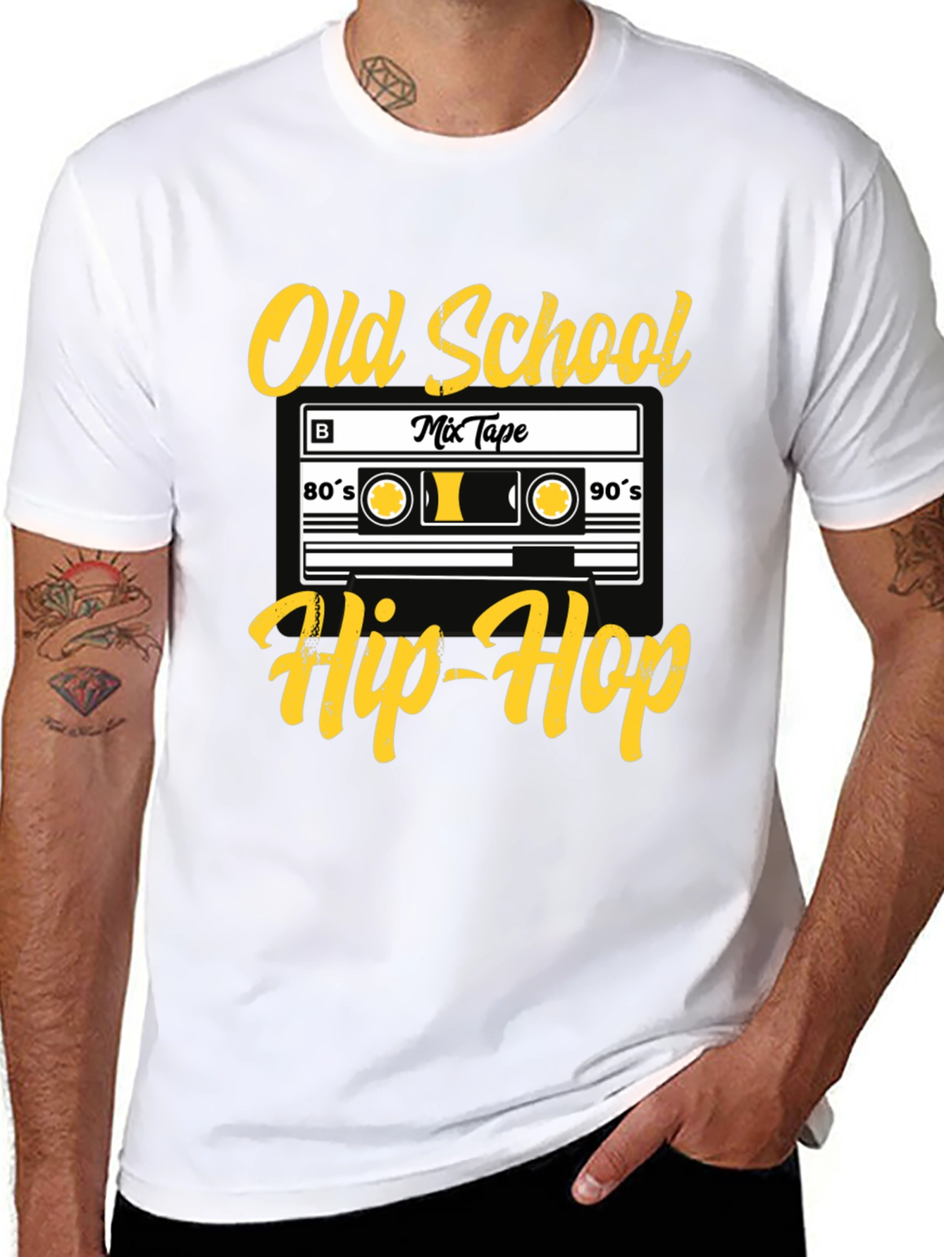 Old School Hip-Hop Mix Tape T-Shirt