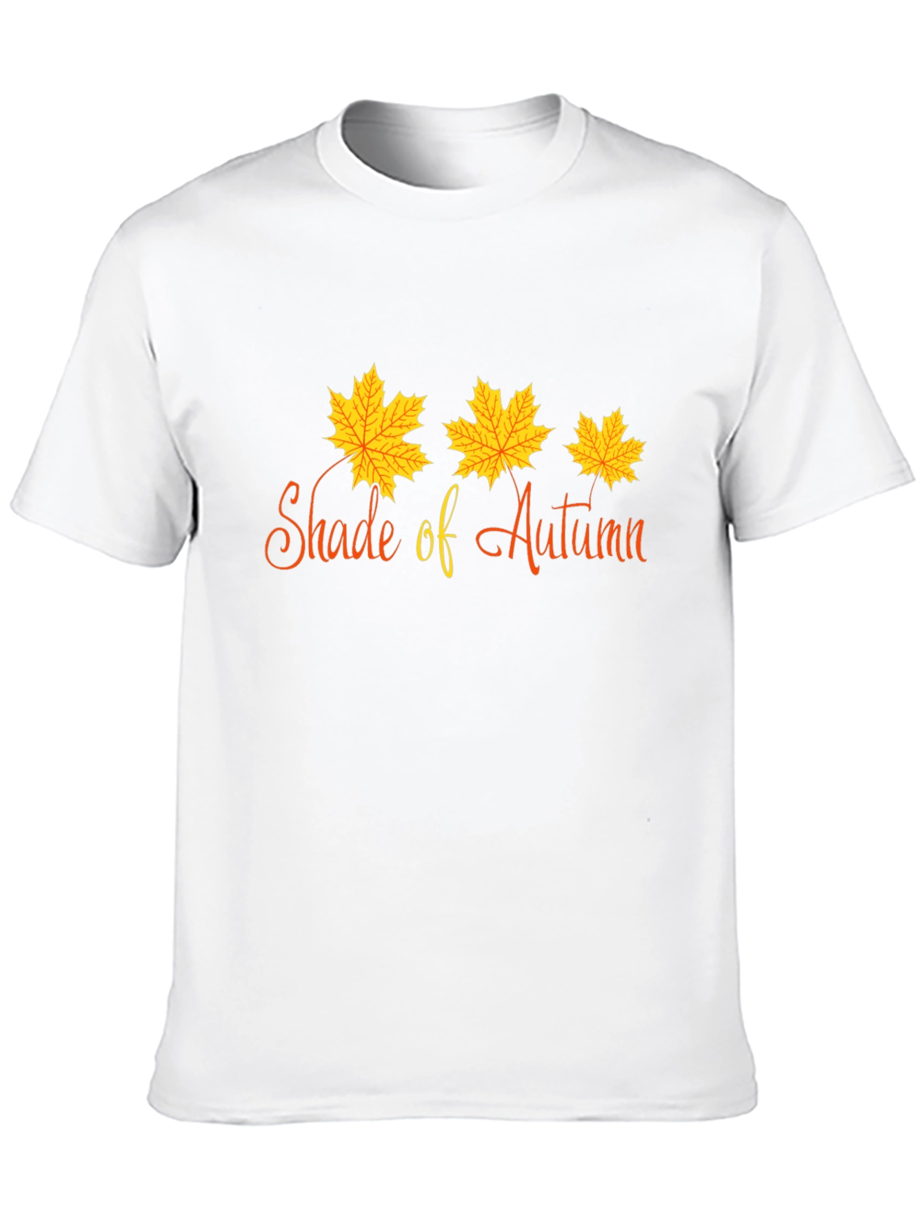 Shade of Autumn Graphic T-Shirt - Black