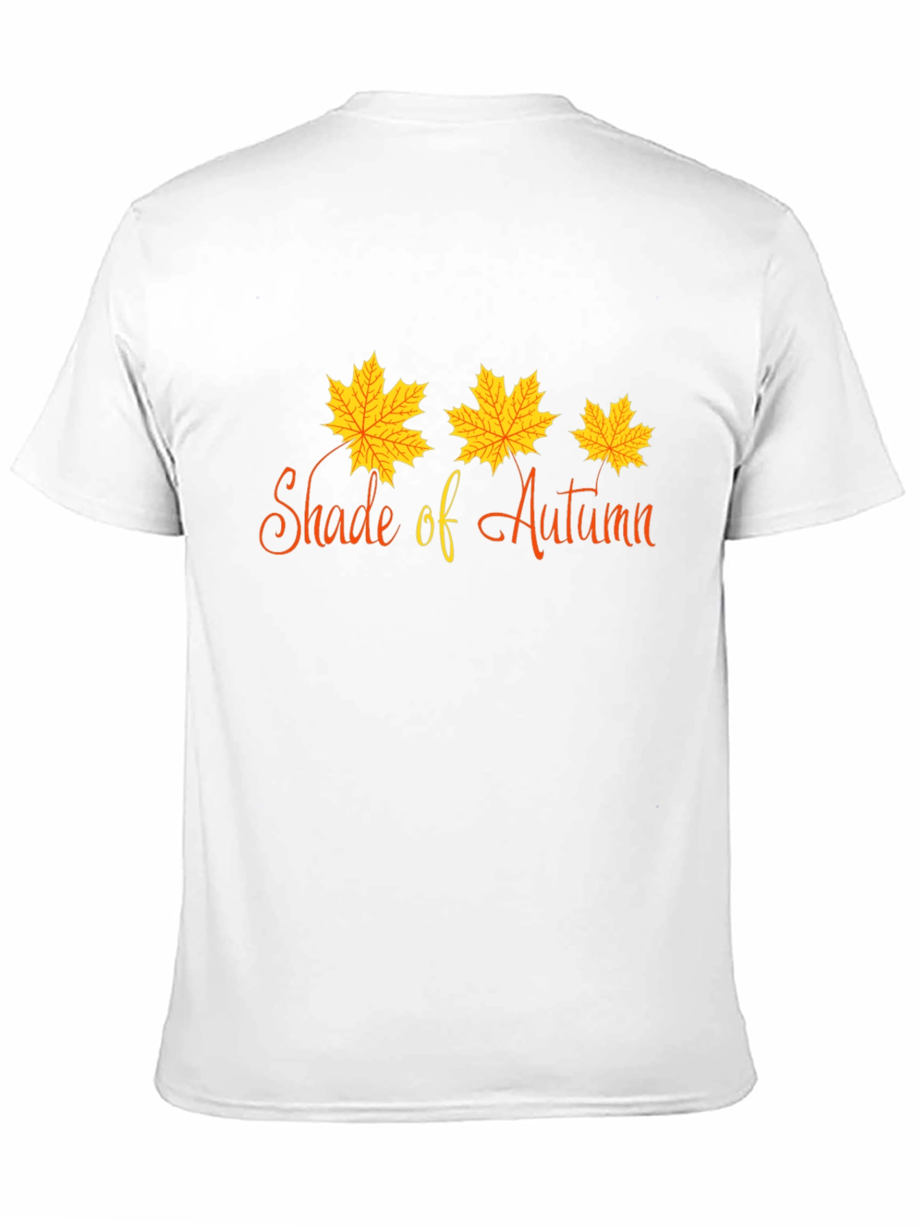 Shade of Autumn Graphic T-Shirt - Black