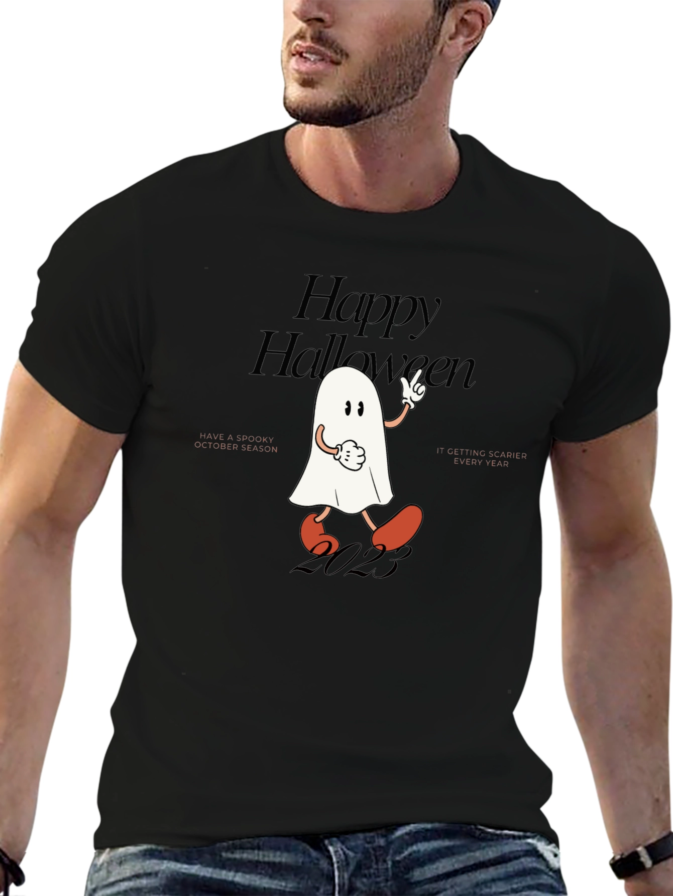 Happy Halloween Ghost T-Shirt