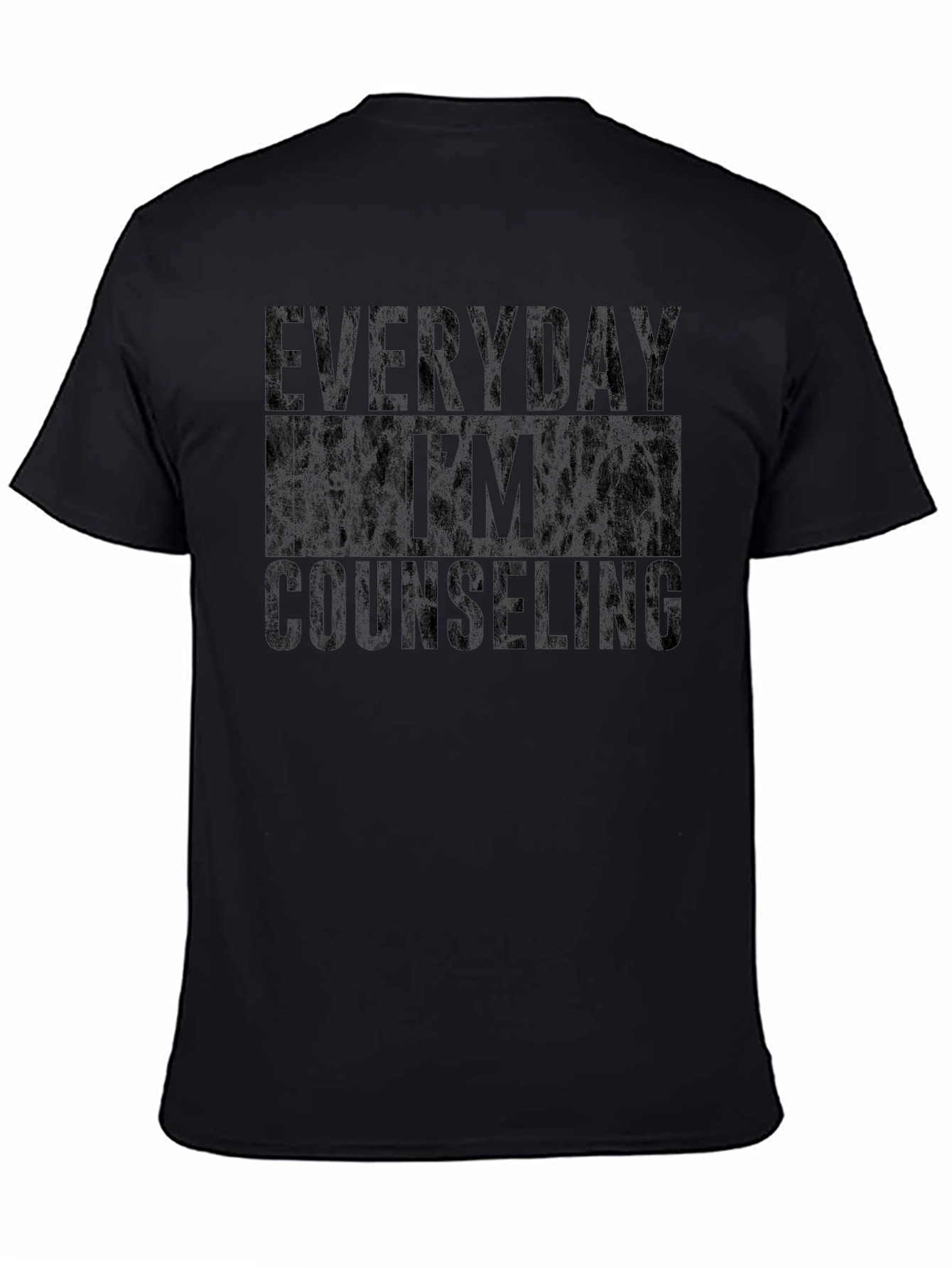 Everyday Im Counseling Black T-Shirt