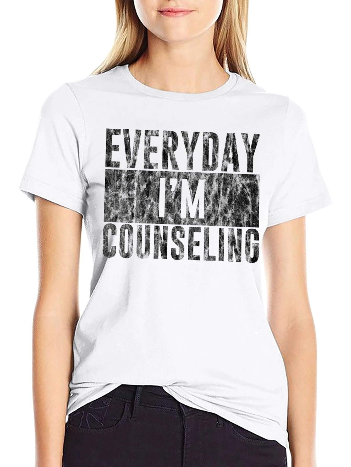 Everyday Im Counseling Black T-Shirt