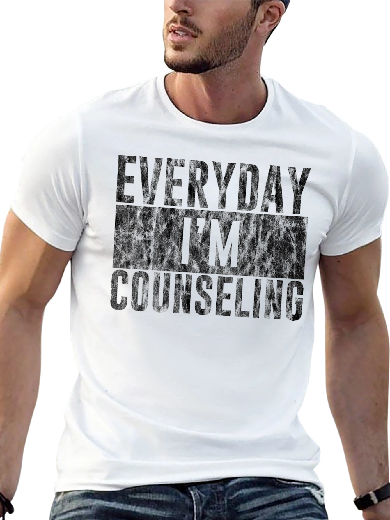 Everyday Im Counseling Black T-Shirt