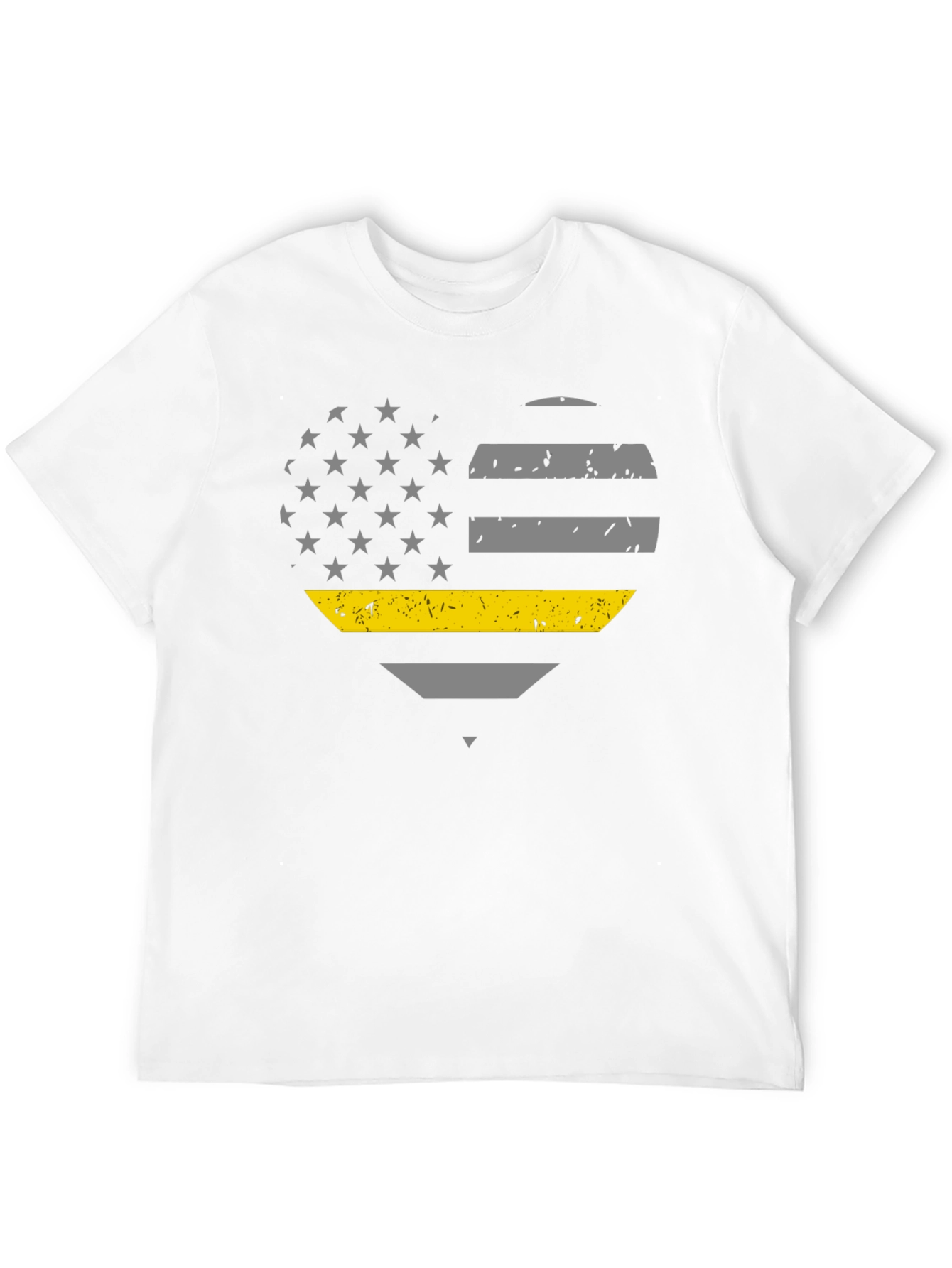 Thin Yellow Line Heart T-Shirt - Dispatcher Support