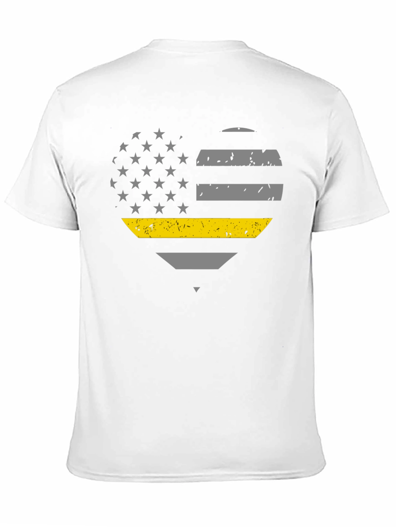 Thin Yellow Line Heart T-Shirt - Dispatcher Support