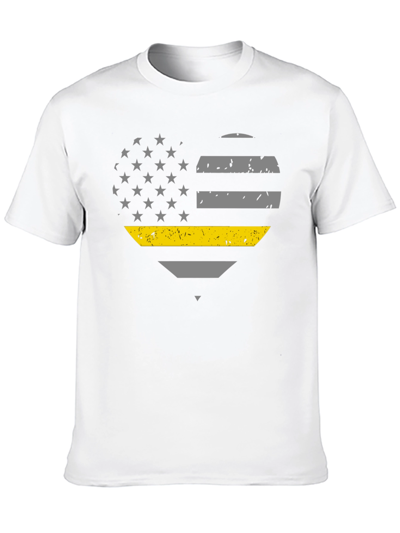 Thin Yellow Line Heart T-Shirt - Dispatcher Support